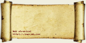 Milana Šarović vizit kartica